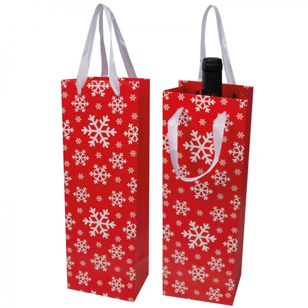 Logotrade business gifts photo of: Wine bag in Christmas design LAPLAND