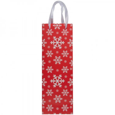 Logotrade promotional merchandise photo of: Wine bag in Christmas design LAPLAND