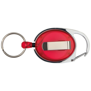 Logotrade promotional gift image of: Ski-Pass with Carabiner Keyring EMPLOYEE