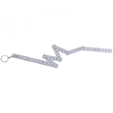 Logotrade promotional items photo of: Keyring with 0,5m ruler