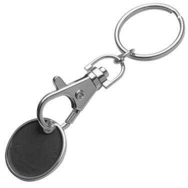 Logotrade promotional merchandise image of: Keyring with shopping coin ARRAS