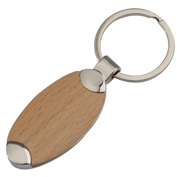 Logotrade corporate gift picture of: Wooden keyring BALTRUM