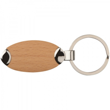 Logo trade corporate gift photo of: Wooden keyring BALTRUM