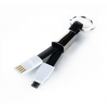 Logo trade promotional product photo of: Data transfer cable and keyring