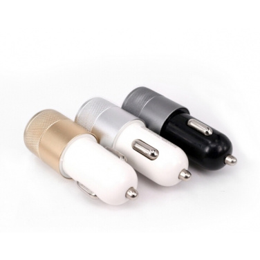 Logo trade promotional items picture of: Metal car charger