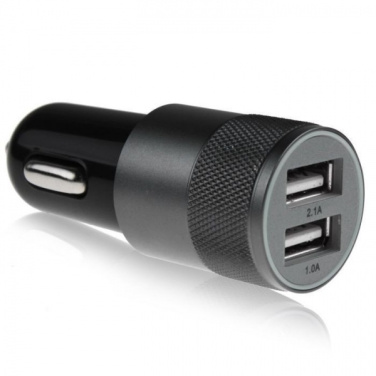 Logo trade advertising products image of: Metal car charger