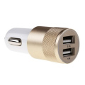 Metal car charger, gold