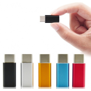 Logo trade corporate gifts image of: Type-C/micro USB adapter