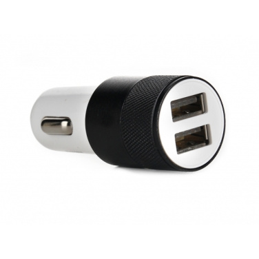 Logo trade promotional gifts picture of: Metal car charger