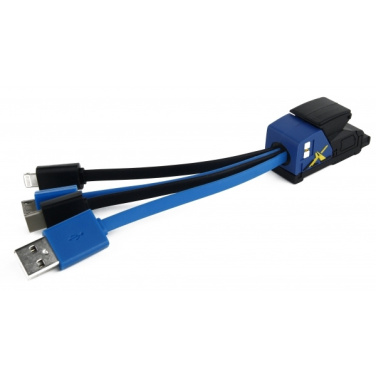 Logo trade corporate gifts picture of: Personalized charging cable 3in1