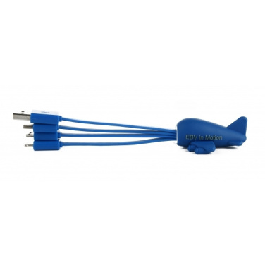 Logo trade promotional merchandise image of: Personalized charging cable 3in1