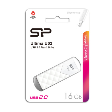 Logo trade promotional merchandise photo of: Pendrive silicon power ultima u03