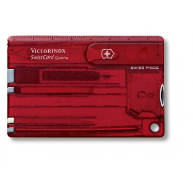 Logo trade advertising products image of: SwissCard Quattro Victorinox