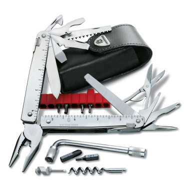 Logo trade promotional gifts picture of: SwissTool Plus - 41 tools Victorinox