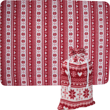 Logo trade corporate gifts image of: Christmassy blanket DEBRECEN