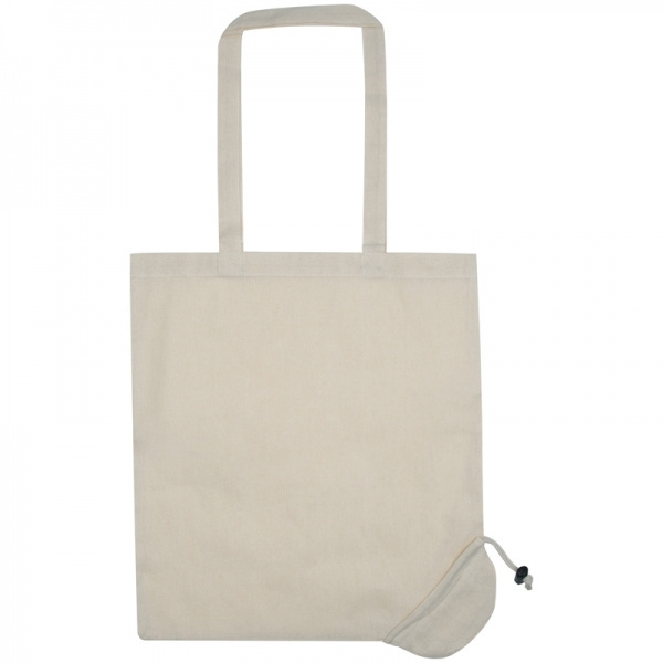 Logotrade promotional merchandise photo of: Foldable cotton bag KLEHOLM