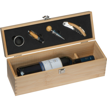 Logotrade business gifts photo of: Wooden wine box SAINT-ETIENNE