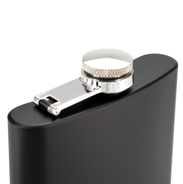 Logo trade promotional products picture of: Hip flask OLYMPOS Schwarzwolf