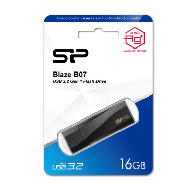 Logo trade promotional merchandise photo of: PENDRIVE SILICON POWER BLAZE - B07 3.2 16GB