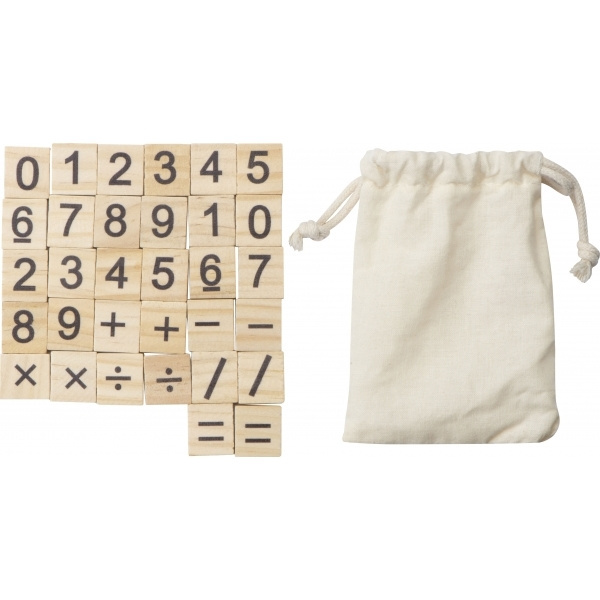 Logo trade promotional gifts image of: Wooden counting game LIBEREC