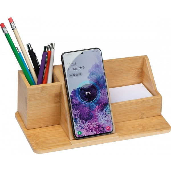 Logo trade promotional items picture of: Desk organizer LUBLIN