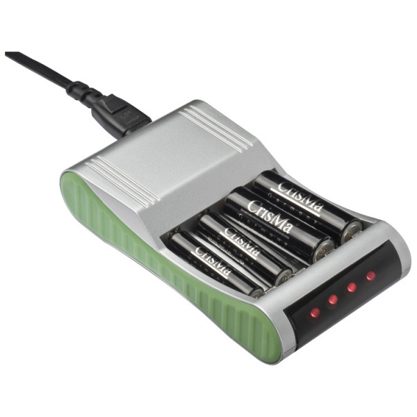 Logotrade promotional item picture of: Battery charger THUNDER BAY