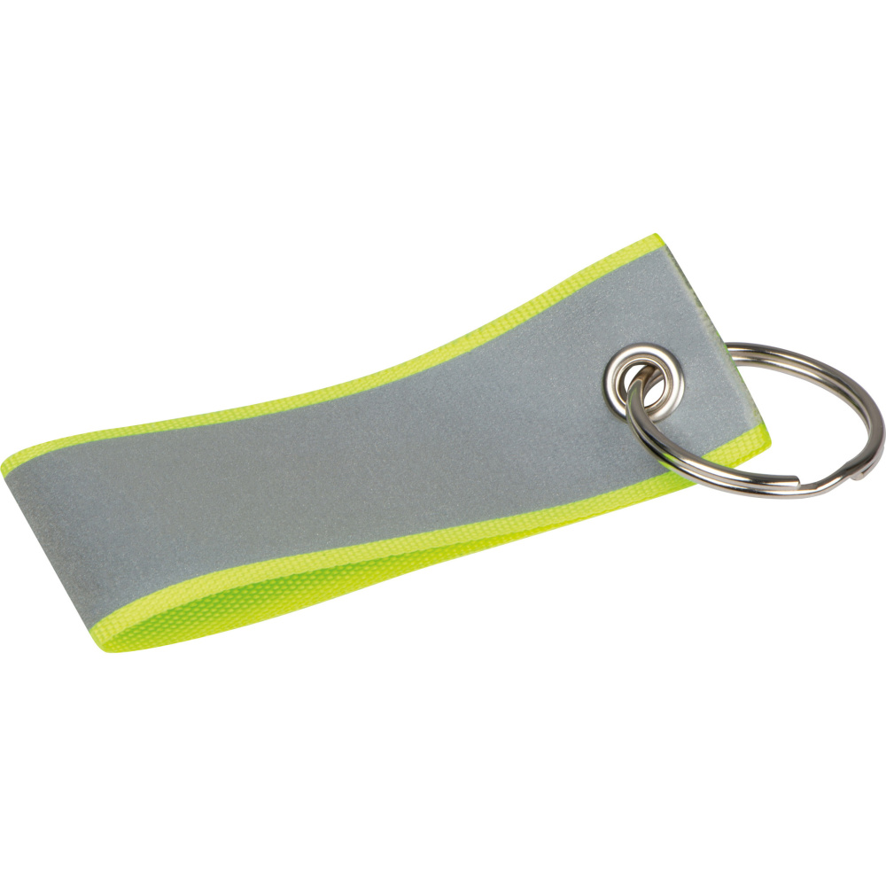 Logo trade promotional gifts image of: Reflective keyring