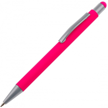 Logo trade promotional items image of: Metal ballpen touch pen soft touch SALT LAKE CITY