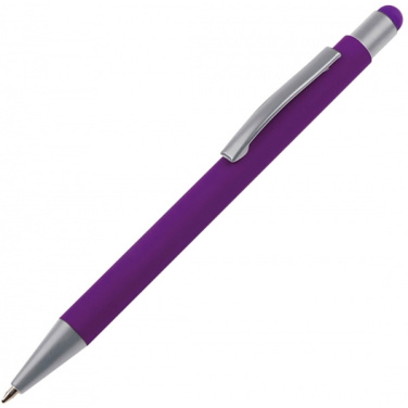 Logotrade promotional item image of: Metal ballpen touch pen soft touch SALT LAKE CITY