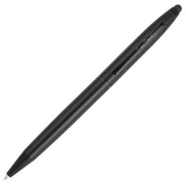 Logo trade promotional merchandise image of: Metal ballpoint pen, touch pen RENDOME Pierre Cardin