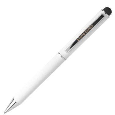 Logo trade promotional merchandise image of: Metal ballpoint pen, touch pen, soft touch CLAUDIE Pierre Cardin