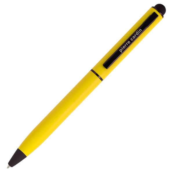 Logo trade advertising products image of: Metal ballpoint pen, touch pen, soft touch CELEBRATION Pierre Cardin