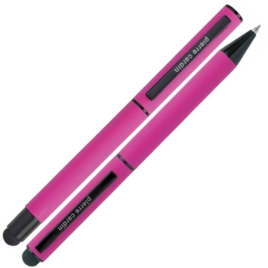 Logo trade promotional merchandise photo of: Writing set touch pen, soft touch CELEBRATION Pierre Cardin