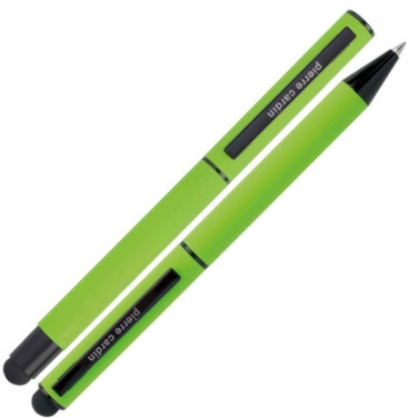 Logo trade promotional gifts image of: Writing set touch pen, soft touch CELEBRATION Pierre Cardin