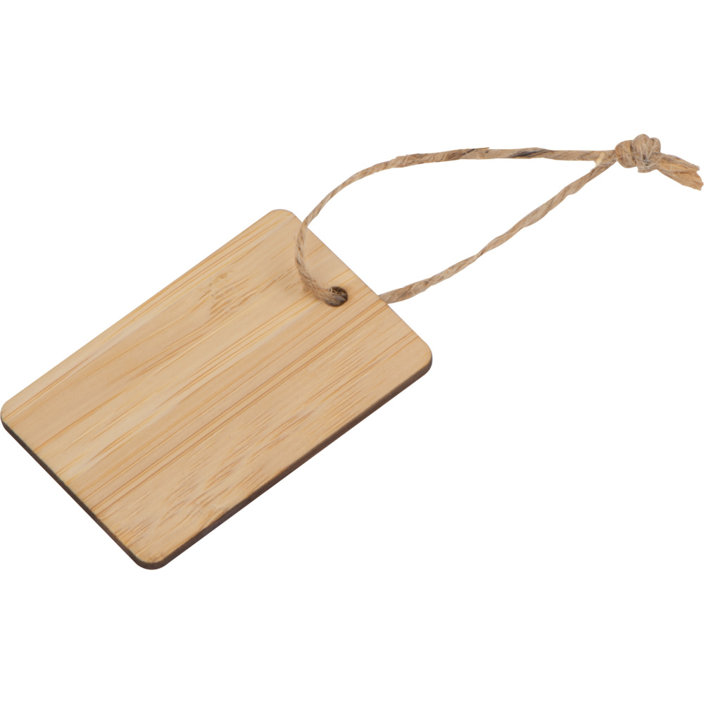 Logo trade promotional products image of: Bamboo Pendant SALAMANCA