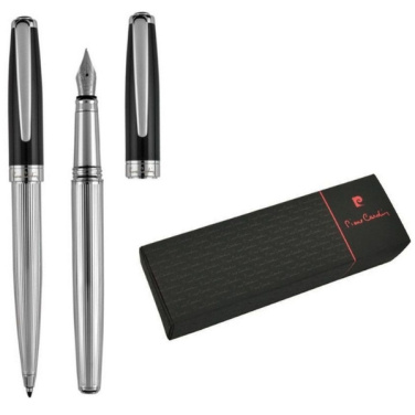 Logo trade advertising products picture of: Writing set ballpoint pen & fountain pen CHRISTOPHE Pierre Cardin