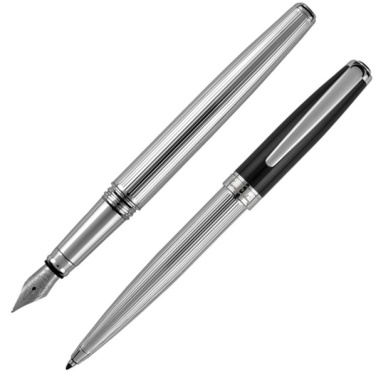 Logotrade corporate gift picture of: Writing set ballpoint pen & fountain pen CHRISTOPHE Pierre Cardin