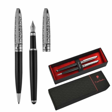 Logo trade promotional giveaways picture of: Writing set ballpoint pen & fountain pen JACQUES Pierre Cardin