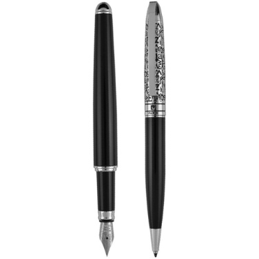 Logo trade promotional items picture of: Writing set ballpoint pen & fountain pen JACQUES Pierre Cardin