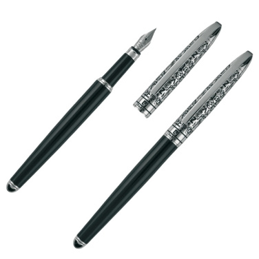 Logotrade corporate gift image of: Writing set ballpoint pen & fountain pen JACQUES Pierre Cardin