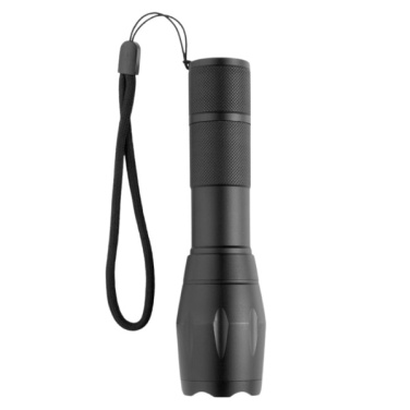 Logotrade promotional product image of: Flashlight DELGADA Schwarzwolf