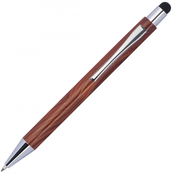 Logo trade promotional items image of: Wooden ballpen BILZEN