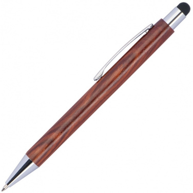 Logotrade promotional giveaway picture of: Wooden ballpen BILZEN