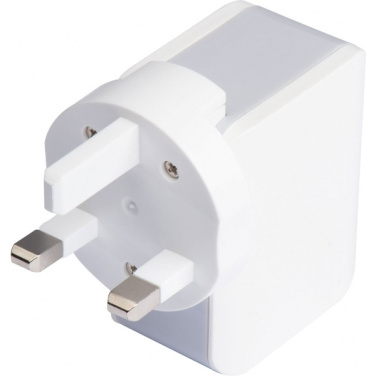 Logotrade promotional item image of: Travel adapter ANTWERP