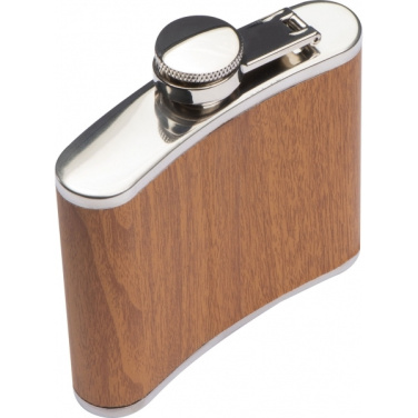 Logo trade promotional giveaways image of: Hip flask HOOGSTRATEN 170 ml