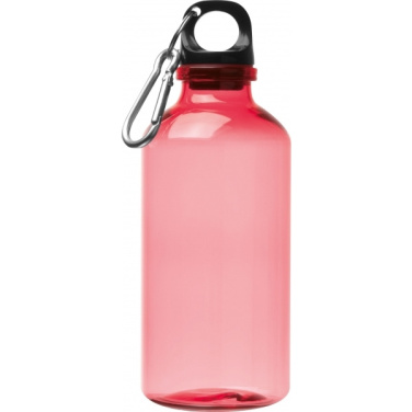 Logo trade promotional items image of: Recycled PRT bottle MECHELEN 400 ml