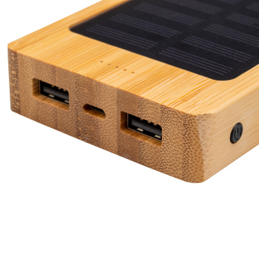 Logo trade advertising products picture of: Bamboo power bank BAKERSFIELD