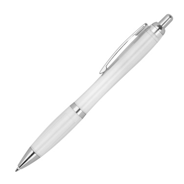 Logotrade promotional product image of: Transparent ballpen ALKEN