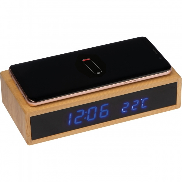 Logo trade promotional gifts image of: Desk clock TRONDHEIM