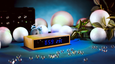 Logotrade promotional giveaway picture of: Desk clock TRONDHEIM